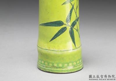 图片[2]-Copper-body painted enamel vase in the shape of a bamboo stalk, Qing dynasty, Yongzheng reign (1722-1735)-China Archive